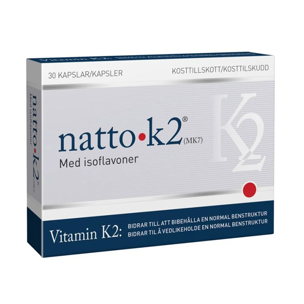 Natto K2 vitamin 200µg – 30 kapsler v:6223780 Natto K2 vitamin 200µg – 30 kapsler v:6223780