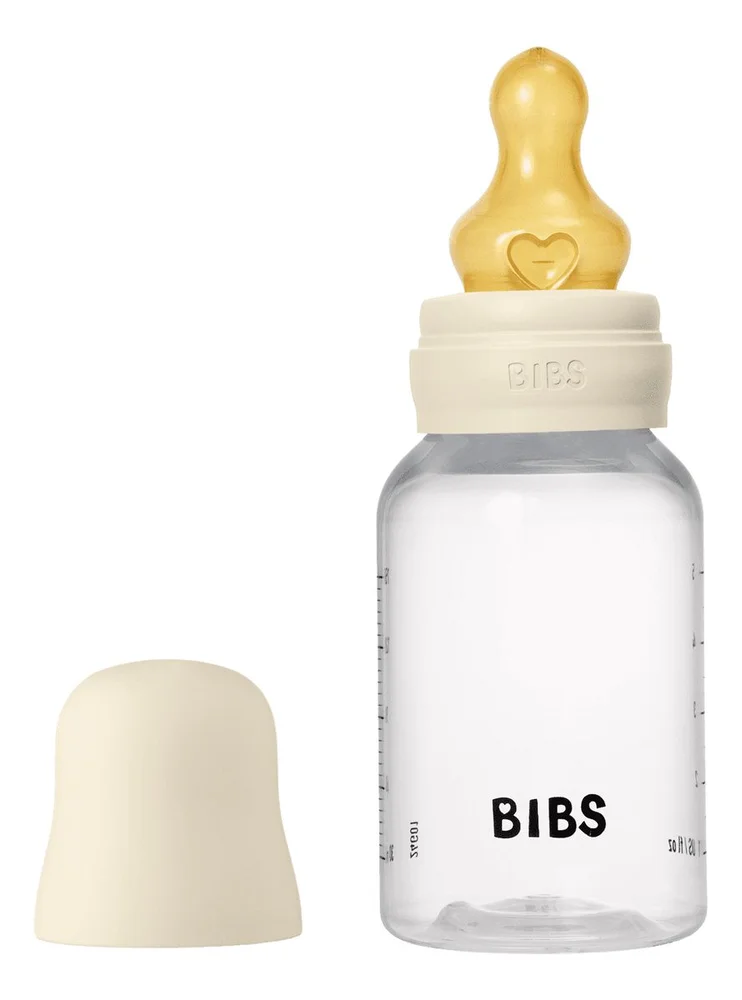 BIBS Baby Bottle Round Latex 150 ml Slow Flow Ivory – 1 stk. v:5928467 BIBS Baby Bottle Round Latex 150 ml Slow Flow Ivory – 1 stk. v:5928467