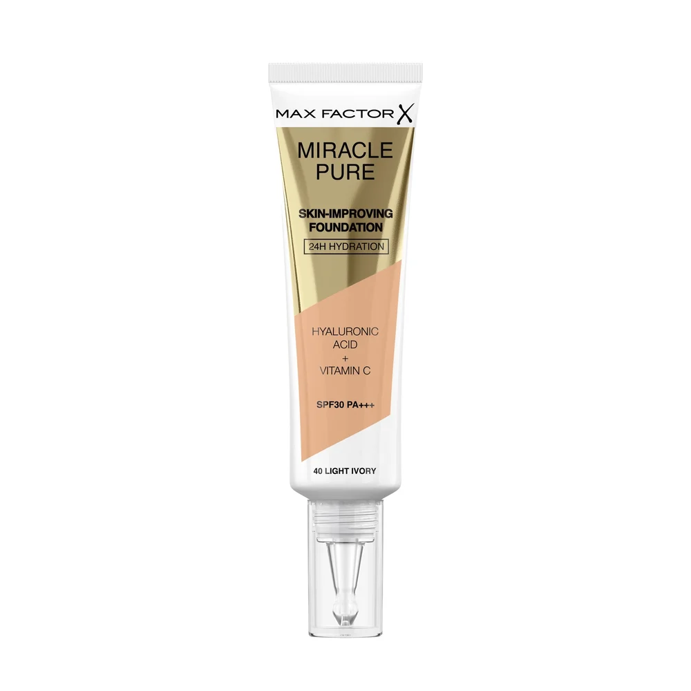 Miracle Pure Skin-Improving Foundation 40 Light Ivory - Max Factor v:7936289