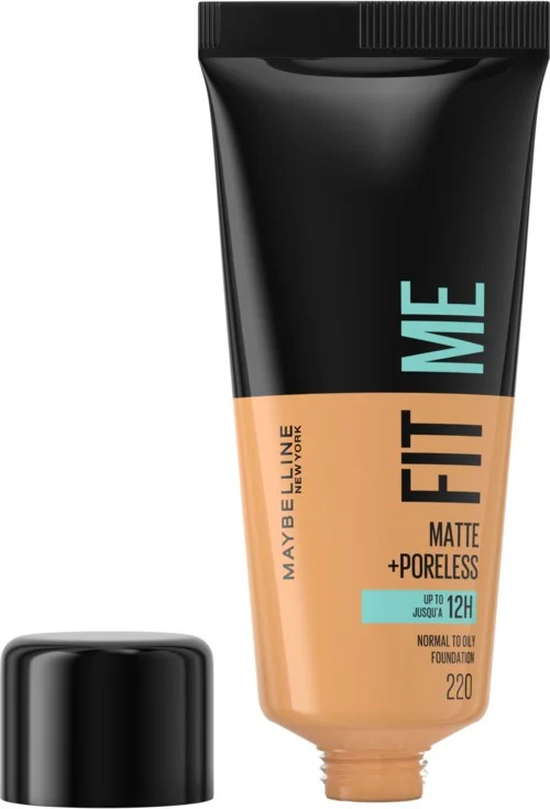 Maybelline New York Matte + Poreless Foundation 220 Natural Beige v:2336298 Maybelline New York Matte + Poreless Foundation 220 Natural Beige v:2336298
