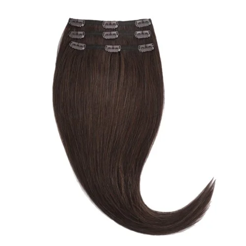 Rapunzel of Sweden Classic Clip-ins Straight / Light Volume / 3 pieces 40 cm 2.3 Chocolate Brown v:3747170