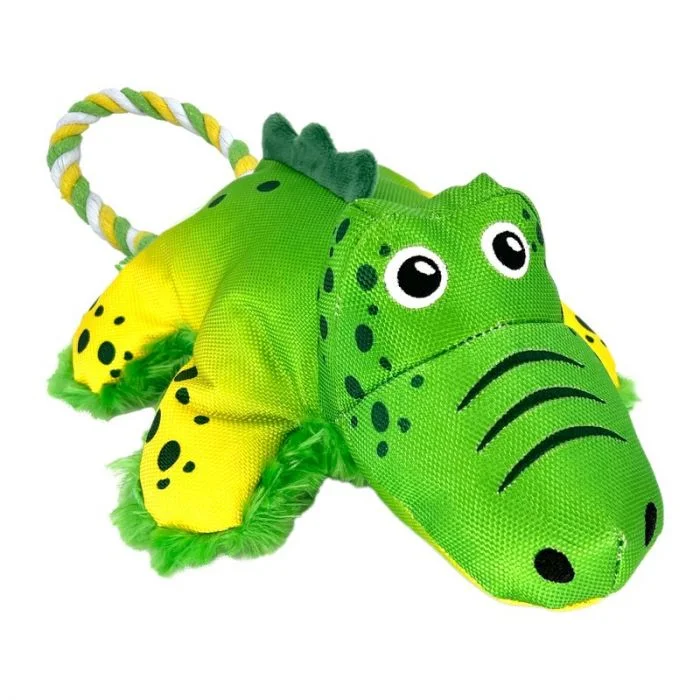 KONG Cozie Tuggz Alligator Hundeleke Flerfarget v:6954400 KONG Cozie Tuggz Alligator Hundeleke Flerfarget v:6954400