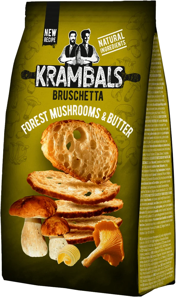 Krambals Bruschetta Mushrooms & Butter – 70 g v:9651981