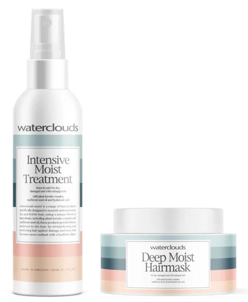 Waterclouds Intensive Moist Treatment 150 ml & Deep Moist Hairmask 250 ml v:2673808 Waterclouds Intensive Moist Treatment 150 ml & Deep Moist Hairmask 250 ml v:2673808