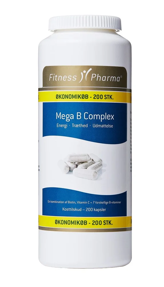 Fitness Pharma Mega B-Complex – 200 kaps. v:9346618