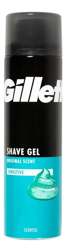 Shave Gel Sensitive fra Gillette – 200 ml. v:6085755