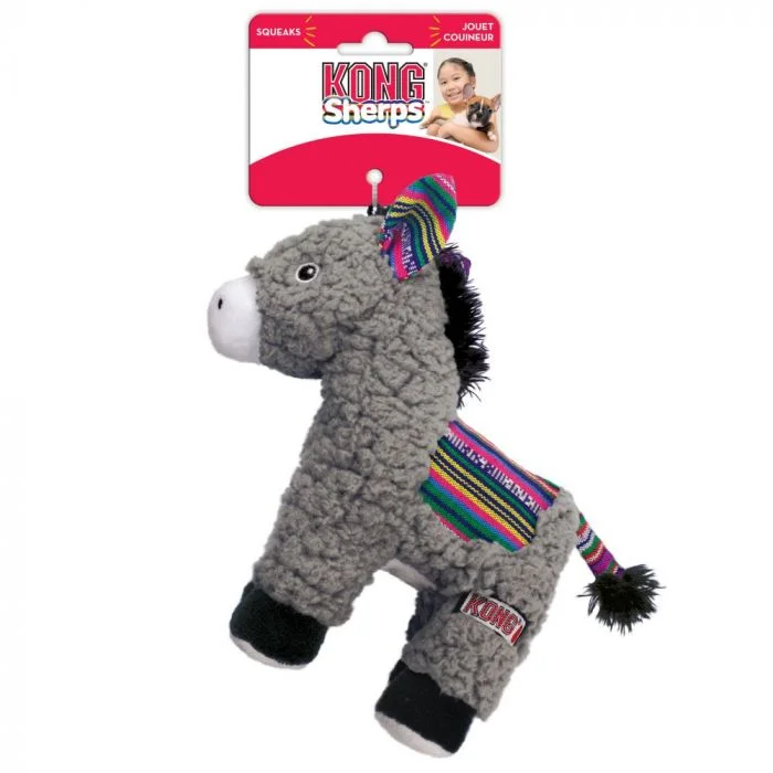 KONG Sherps Donkey hundeleke – myk plysjleke til hund v:2046545