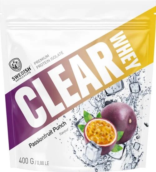 Swedish Supplements Clear whey – Passionfruit Punsch 400 g v:1214214