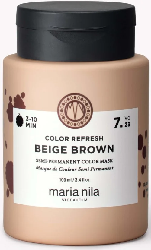 maria nila Colour Refresh Semi-Permanent Color Mask 7.23 Beige Brown v:5435222