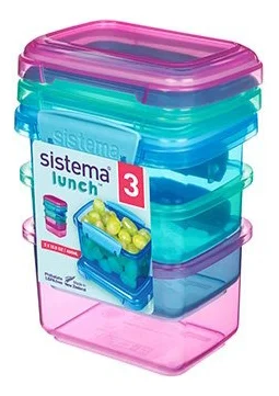Sistema Opbevaringsboks 3-pak 400 ml. v:3944162 Sistema Opbevaringsboks 3-pak 400 ml. v:3944162