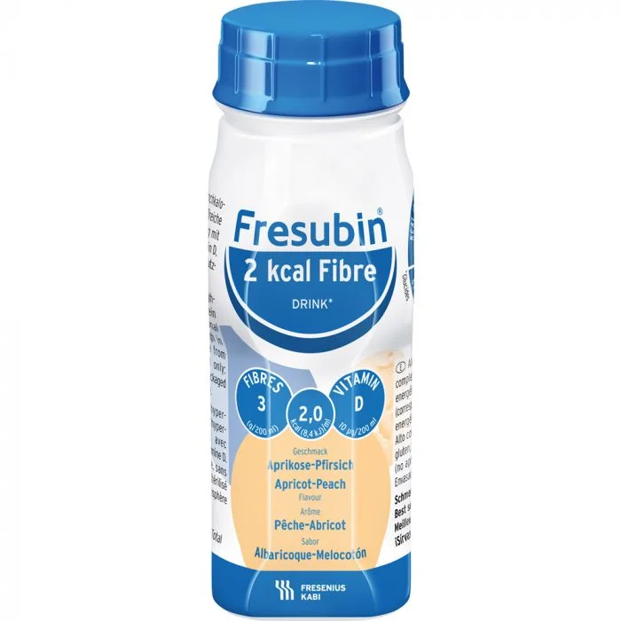 Fresubin 2 kcal Drink næringsdrikk aprikos- og ferskensmak 4×200 ml v:6355990