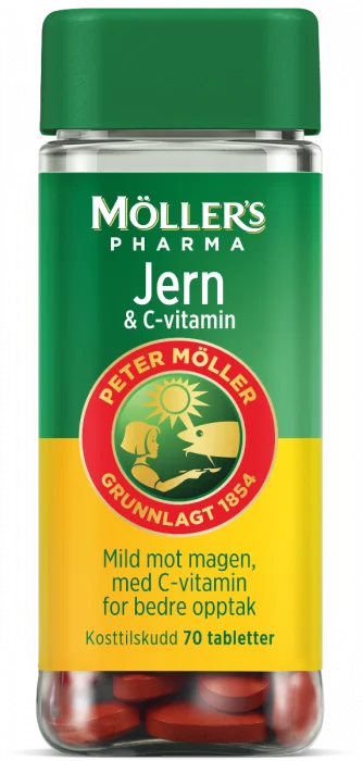 Möller's Pharma Jern & C-vitamin 70 stk v:5595316