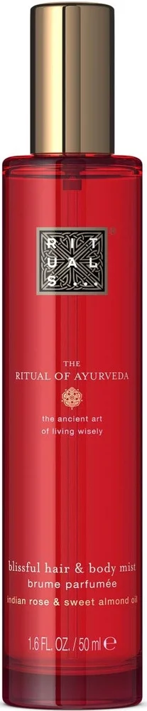Rituals The Ritual of Ayurveda Hair & Body Mist – Søt & Nøtteaktig – Søt mandelolje & Indisk rose 50 ml v:5740626