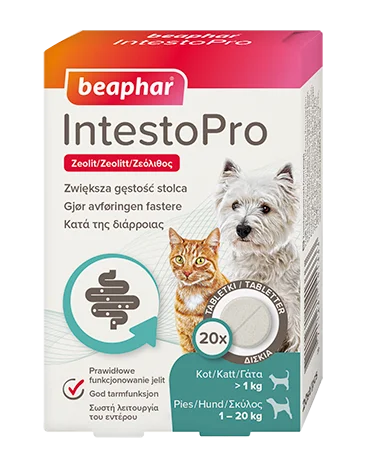 Beaphar IntestoPro Tabletter Hund/Katt Under 20 kg v:6682198