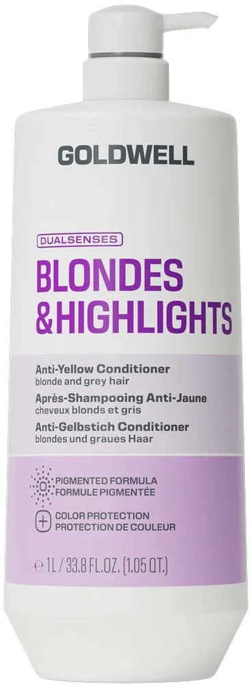 Goldwell Dualsenses Blondes & Highlights Anti-Yellow Conditioner 1000 ml v:2876623