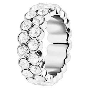 Muli Collection Lotus Duo Ring Silver 19mm v:5529846 Muli Collection Lotus Duo Ring Silver 19mm v:5529846