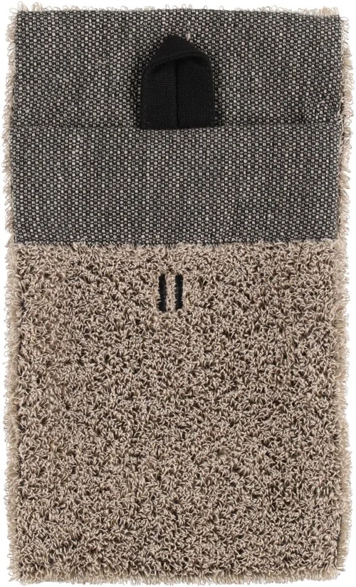 Rento Linen Terry Wash Mitten 14×24 cm Black/Linen v:4703488 Rento Linen Terry Wash Mitten 14×24 cm Black/Linen v:4703488