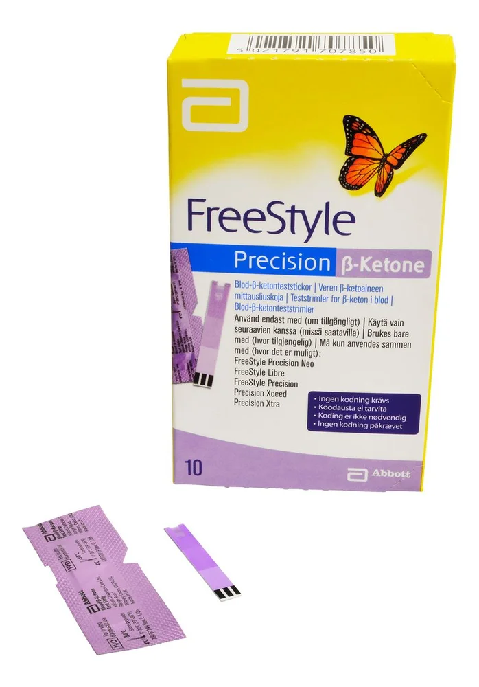 Freestyle B-ketone teststrimmel – 10 stk v:2605875 Freestyle B-ketone teststrimmel – 10 stk v:2605875