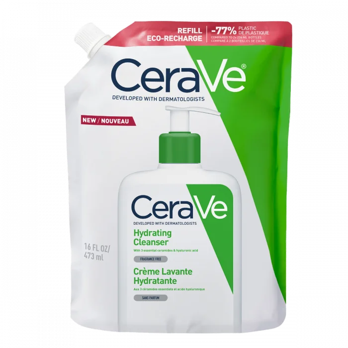 CeraVe Hydrating Cleanser Refill 473 ml – mild og fuktgivende rens v:1406334 CeraVe Hydrating Cleanser Refill 473 ml – mild og fuktgivende rens v:1406334