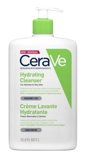 CeraVe Hydrating Cleanser 1000 ml – mild og fuktgivende rens v:6655312 CeraVe Hydrating Cleanser 1000 ml – mild og fuktgivende rens v:6655312