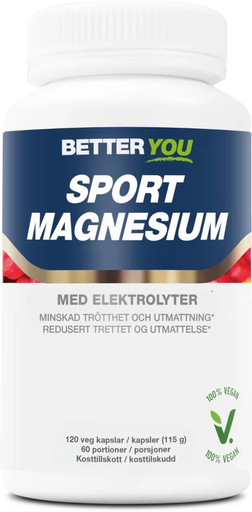 Better You Sportmagnesium 120 stk v:6583071