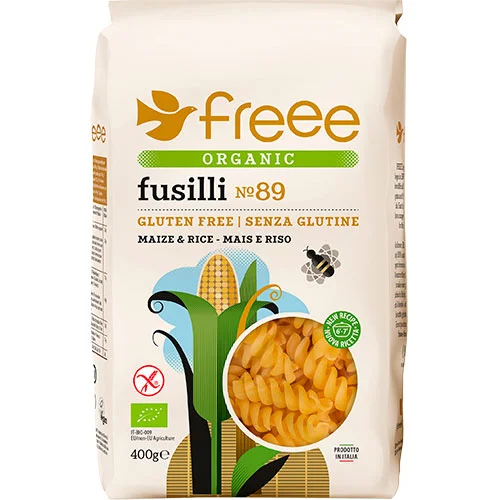 Glutenfri Majs % Ris Penne Doves Øko fra Organic v:5430963