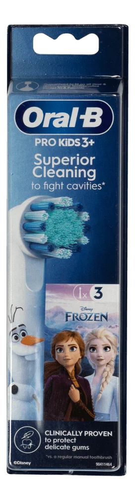 Oral-B Pro Kids 3+ Frozen Børstehoder – 3 stk. v:1307456 Oral-B Pro Kids 3+ Frozen Børstehoder – 3 stk. v:1307456