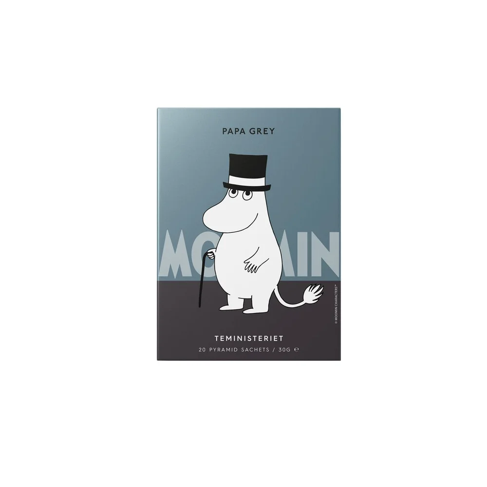Teministeriet Moomin Papa Grey pyramider - 20 stk. v:8661402