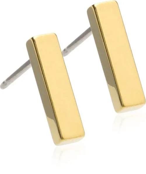 Blomdahl Golden Titanium Pendant Plain Straight 10 mm v:8263706 Blomdahl Golden Titanium Pendant Plain Straight 10 mm v:8263706