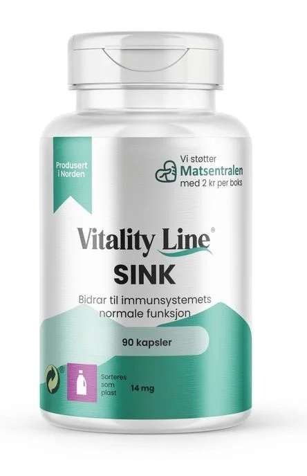 Vitality Line Sink + B6 90 Kapsler v:6465269 Vitality Line Sink + B6 90 Kapsler v:6465269