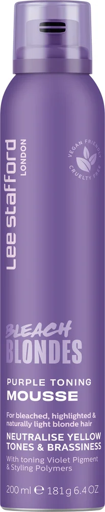 Lee Stafford Bleach Blondes Purple Toning Mousse 200ml v:7772893