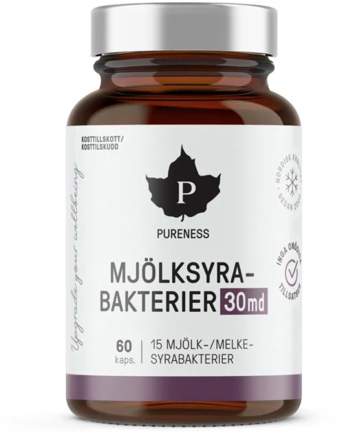 Pureness Mjölksyrabakterier 30 md 60 g v:8196594 Pureness Mjölksyrabakterier 30 md 60 g v:8196594