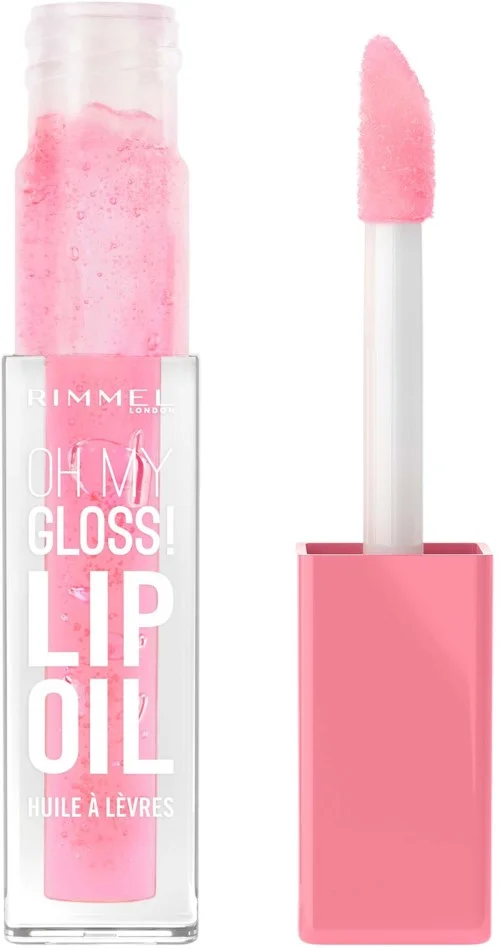Rimmel Oh My Gloss! Lip Oil Lip Gloss 001 Pink Flush v:3880812