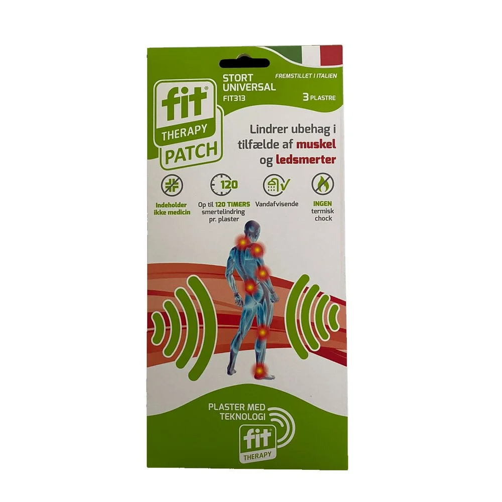Fit Smerteplaster Stor universal – 3 stk v:2543982