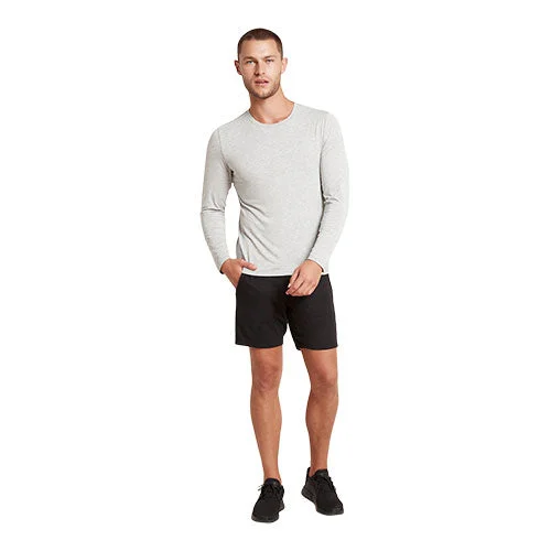 Men’s Long Sleeve Crew T-Shirt Light Marl | Str. XL v:9877053 Men’s Long Sleeve Crew T-Shirt Light Marl | Str. XL v:9877053