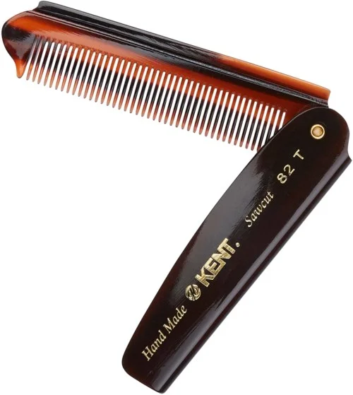 Kent Brushes Handmade Mens Large Folding Pocket Comb Fine v:5879072 Kent Brushes Handmade Mens Large Folding Pocket Comb Fine v:5879072