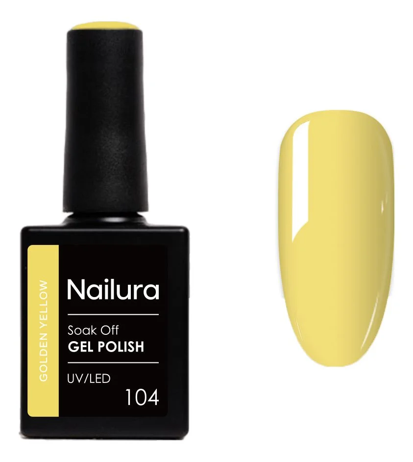 Nailura Gel Polish 104 – Golden Yellow – 10 ml. v:5824376