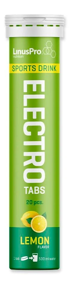 LinusPro Elektrolyt Tabs – Lemon – 20 stk v:6537984