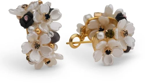 Lily and Rose Anastasia earrings Creme / nightfall v:3730155