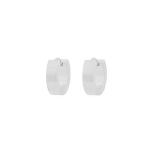 Snö Of Sweden Liddy Small Ring Ear Plain Silver Onesize v:5291346