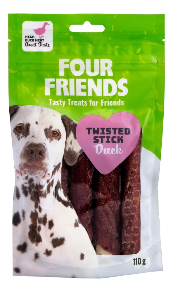 FourFriends Twisted Stick Duck 12,5 cm – 4 stk. v:2535057 FourFriends Twisted Stick Duck 12,5 cm – 4 stk. v:2535057