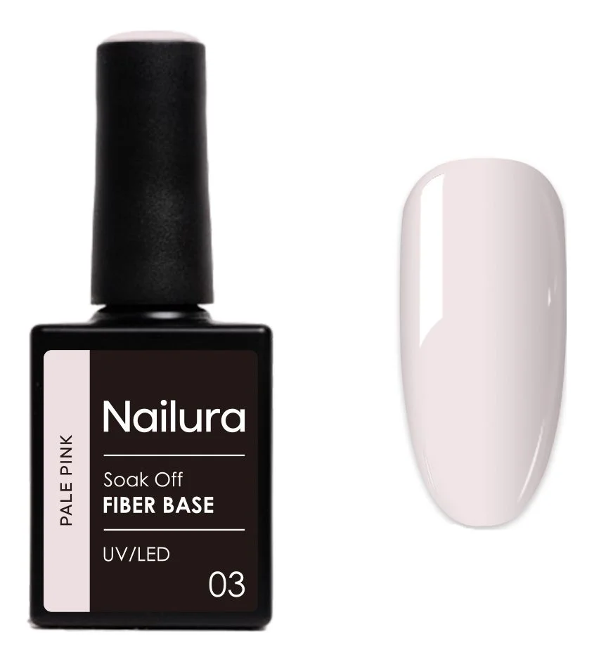 Nailura Fiber Base 03 – Pale Pink – 10 ml. v:8499653