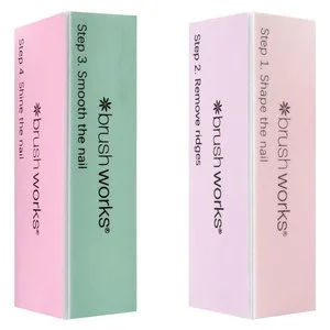 Brushworks Nail Buffing Block Pastel, 2 stk. v:4219059 Brushworks Nail Buffing Block Pastel, 2 stk. v:4219059