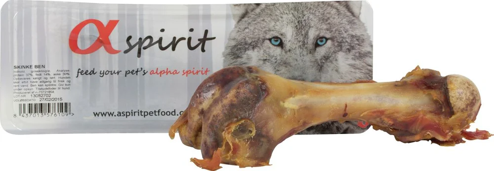 AlphaSpirit Ham Bone, kjøttbein til hunder v:2225399 AlphaSpirit Ham Bone, kjøttbein til hunder v:2225399
