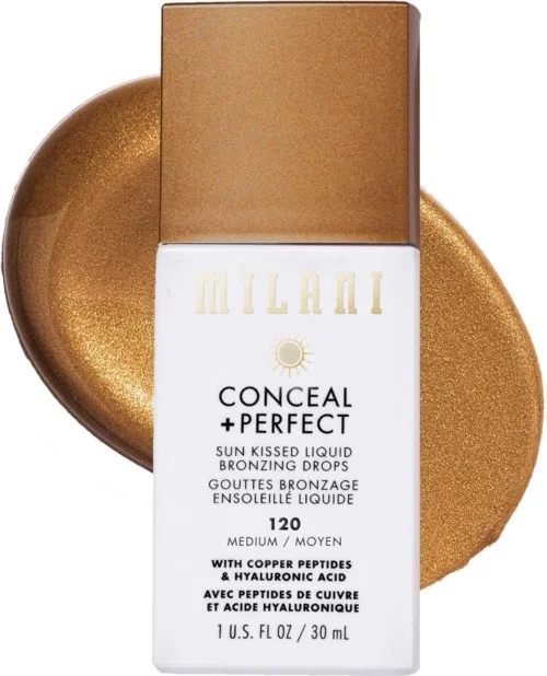 Milani Conceal + Perfect Sun Kissed Liquid Bronzing Drops Medium 120 v:4563288 Milani Conceal + Perfect Sun Kissed Liquid Bronzing Drops Medium 120 v:4563288