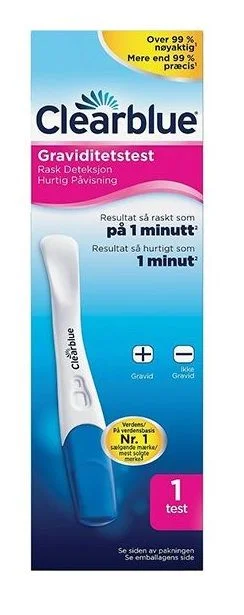 Clearblue Hurtig Graviditetstest v:3649528