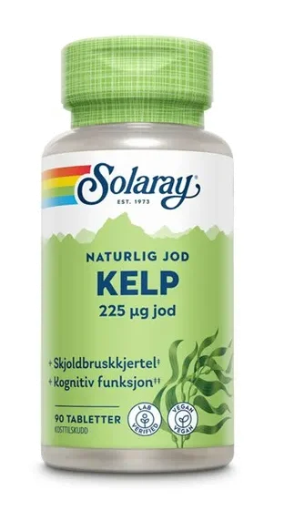 Solaray kelp 45 mg 90 tabletter v:6330882