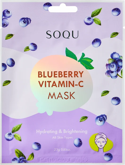 SOQU Blueberry Vitamin C Sheet Mask 1 stk v:8181716