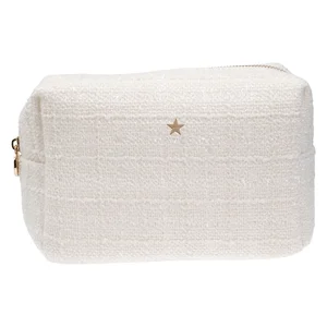 DARK Tweed Make-Up Pouch Small Off White v:5841038 DARK Tweed Make-Up Pouch Small Off White v:5841038