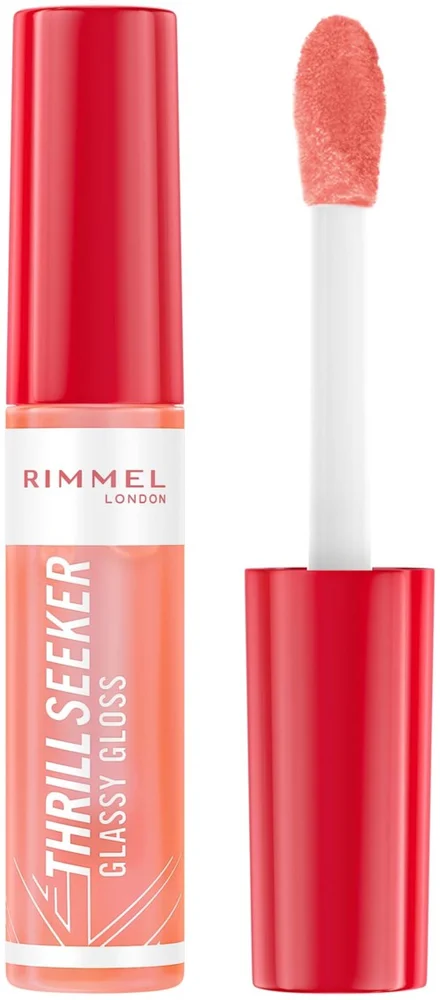 Rimmel Thrill Seeker Glassy Gloss Lip Gloss 250 Peachy vibes v:3183542